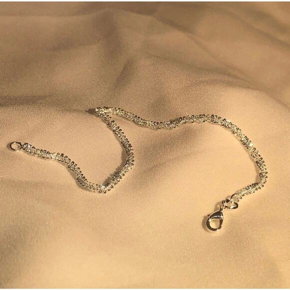 925 Sterling Silver Women Chain Bracelet – Fits 6–7 Inch Wrist, Lobster Clasp - Picture 3 of 3